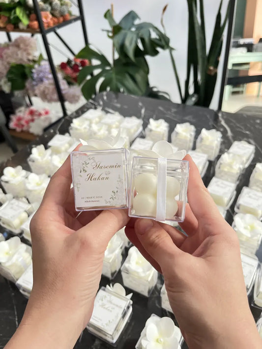 Mika Kutulu Bubble Mum - Kişiye Özel Etiket Tasarımlı (25 li)