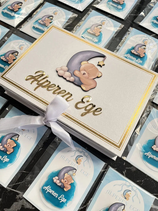 Mukavva Çikolata Kutusu - Özel Kesimli İsim ve Figür