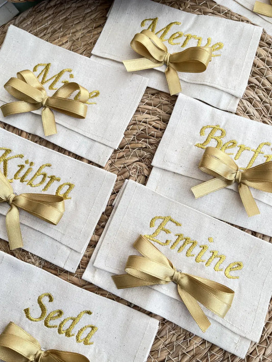 Nakışlı Çıtçıtlı Kese