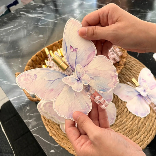 Özel Kelebek Kesim Kartlı 10cm Fıs Fıs Kolonya